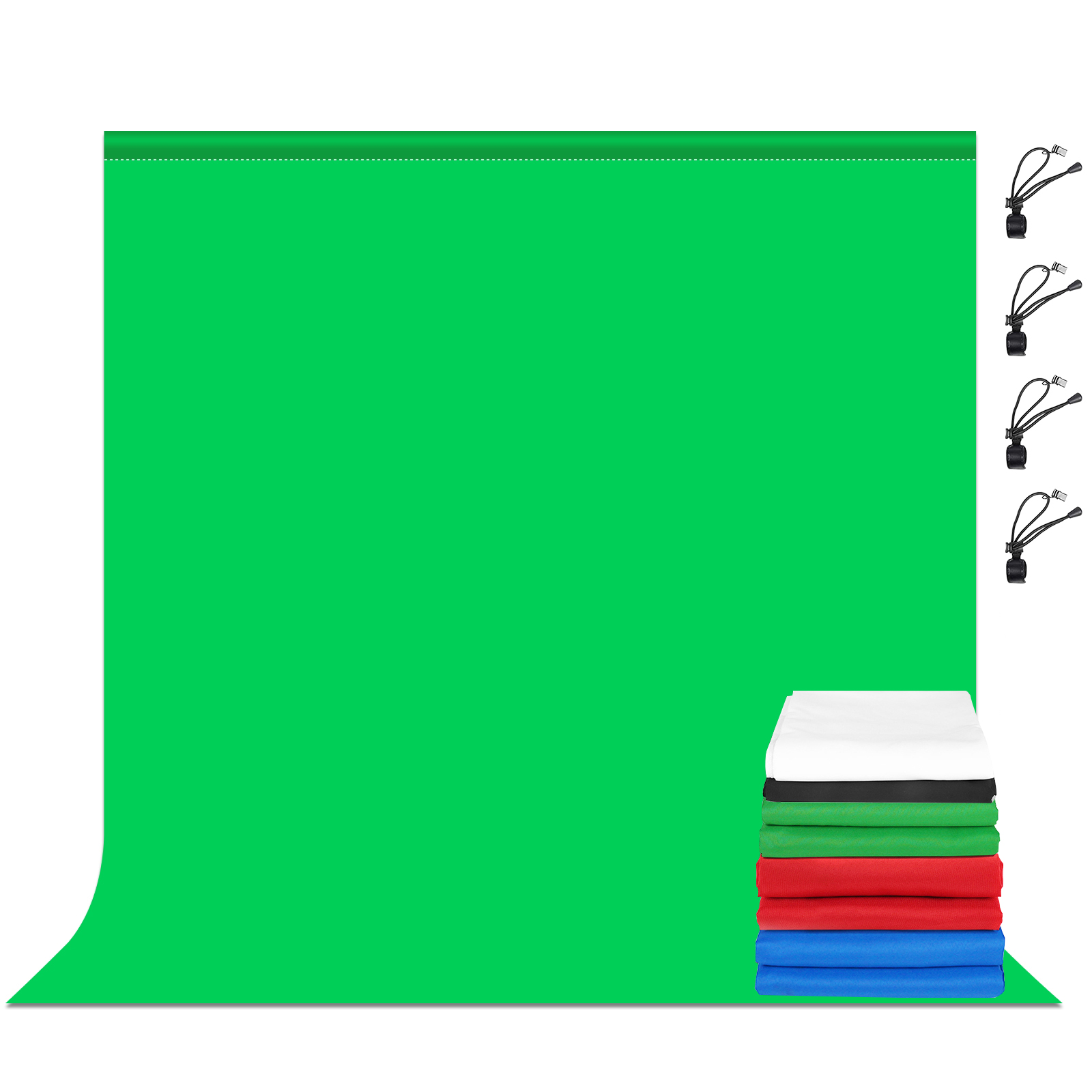 Green Screen Collapsible - PULUZ 2m x 2m Photography Background