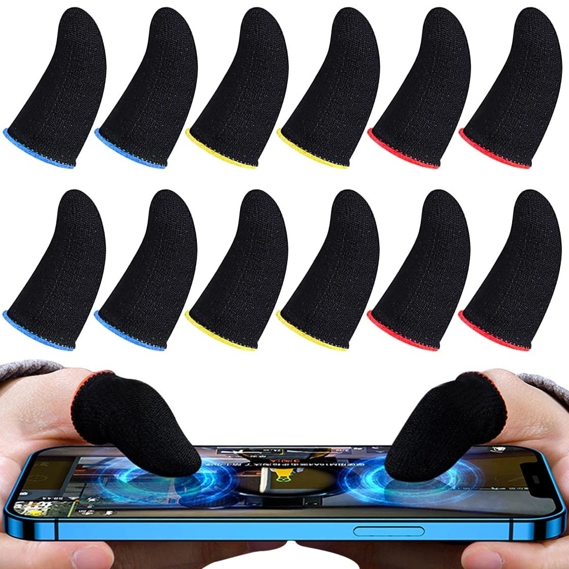 Esports Gaming Sleeve - Gaming Finger Sleeve Breathable Fingertips For