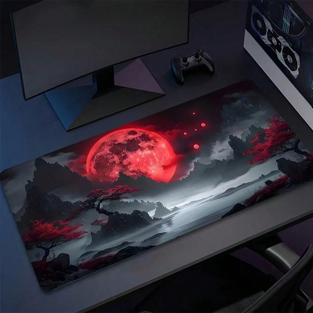 Blood Moon Mouse Pad Aesthetic - Esports Gaming School recensione e prezzo