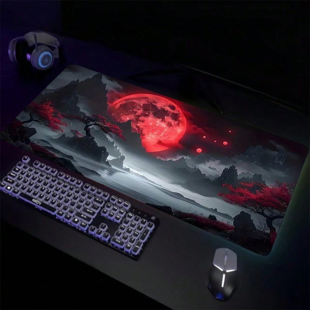 Blood Moon Mouse Pad Aesthetic - Esports Gaming School recensione e prezzo