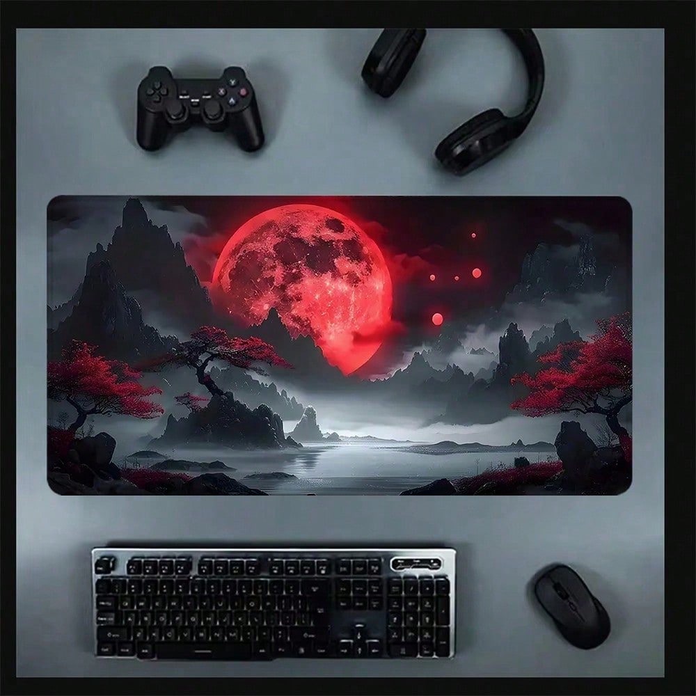 Blood Moon Mouse Pad Aesthetic - Esports Gaming School recensione e prezzo