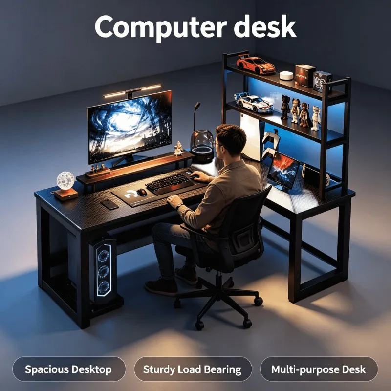 Computer Gaming Desk L Shaped  - Esports Gaming School recensione e prezzo