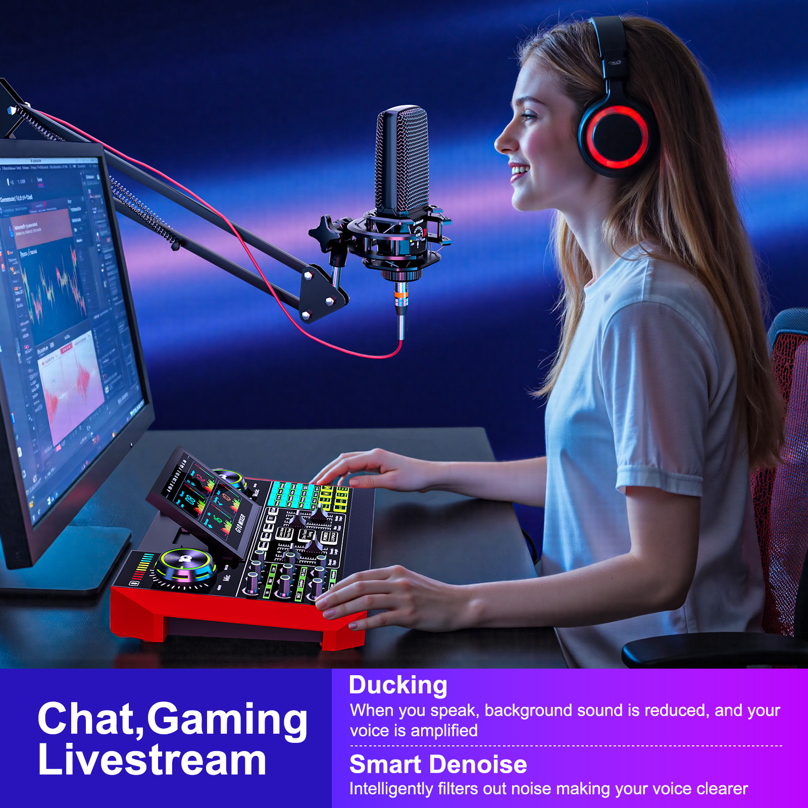 Tenlamp Audio Interface Mixer  - Esports Gaming Station recensione e prezzo