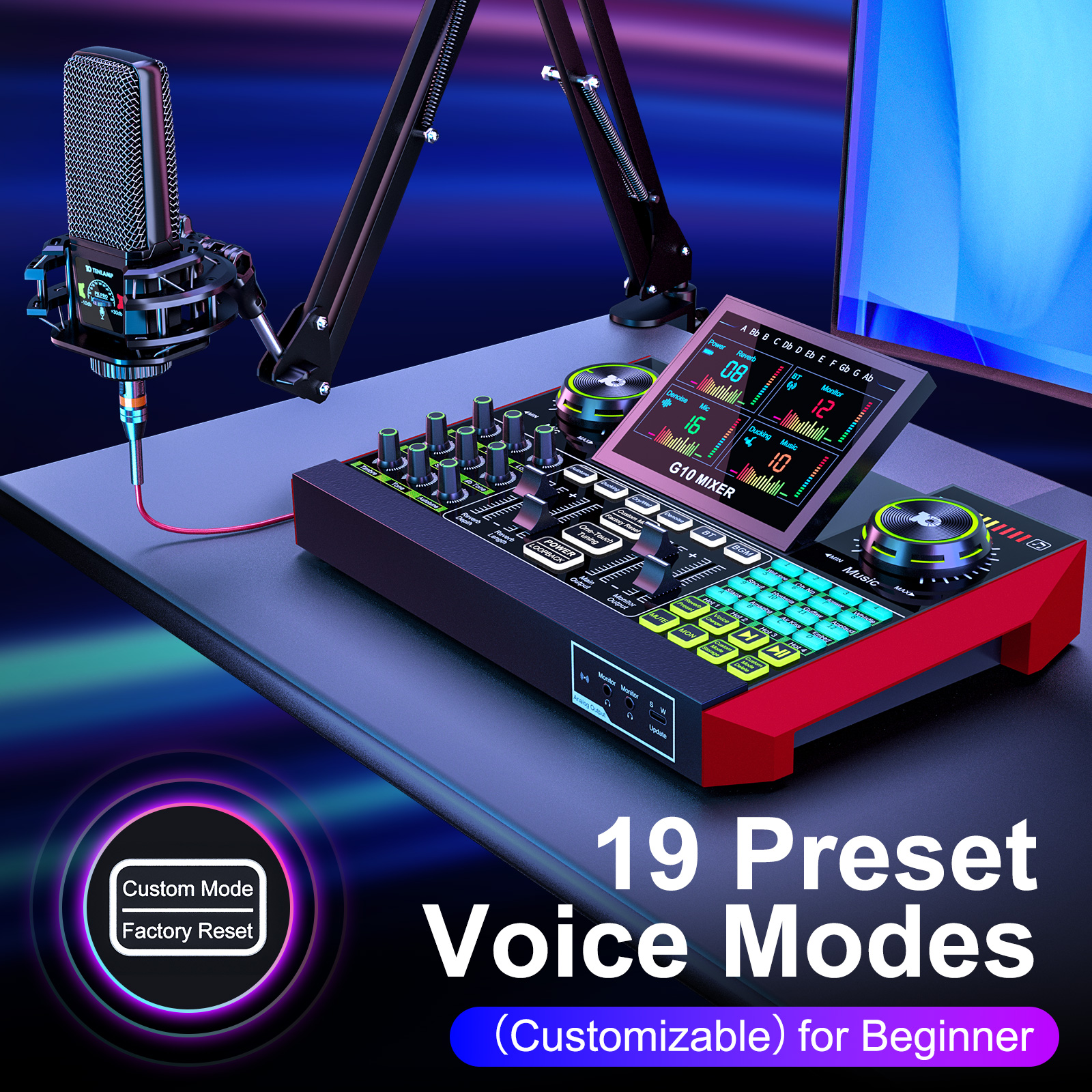 Tenlamp Audio Interface Mixer  - Esports Gaming Station recensione e prezzo