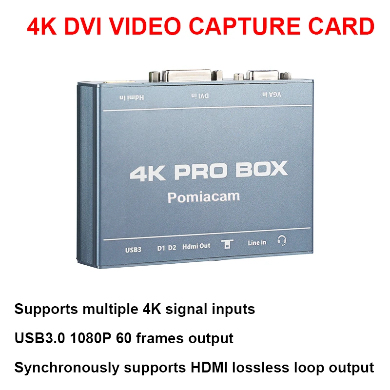4K PRO BOX DVI HDMI VGA To USB - Capture Card 4K Hdmi recensione e prezzo