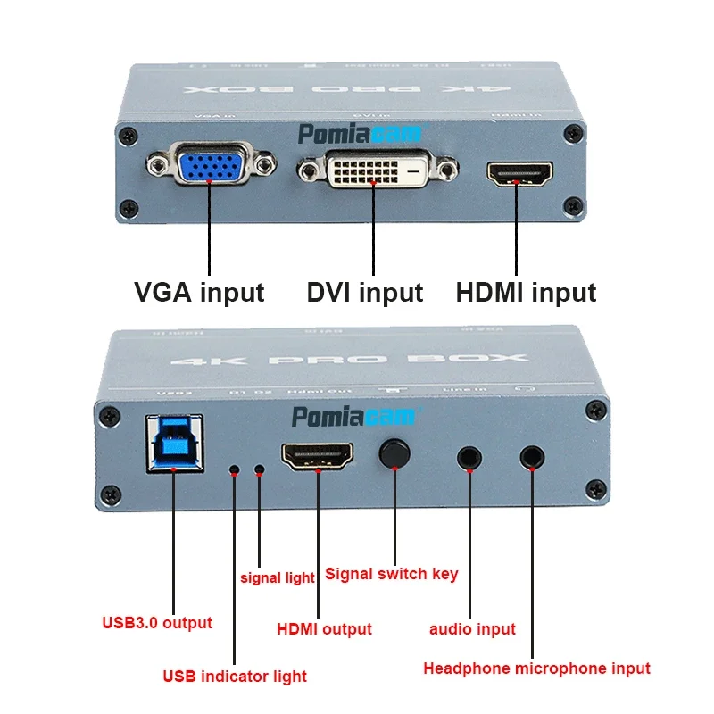 4K PRO BOX DVI HDMI VGA To USB - Capture Card 4K Hdmi recensione e prezzo