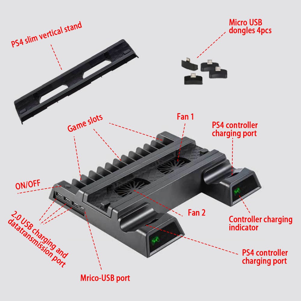 Support For Sony PS4 Game Cons - Esports Gaming Station recensione e prezzo