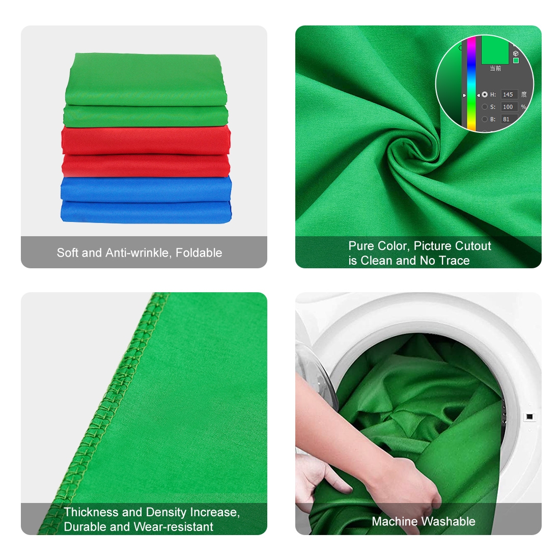 PULUZ 2m x 2m Photography Back - Green Screen Collapsible recensione e prezzo