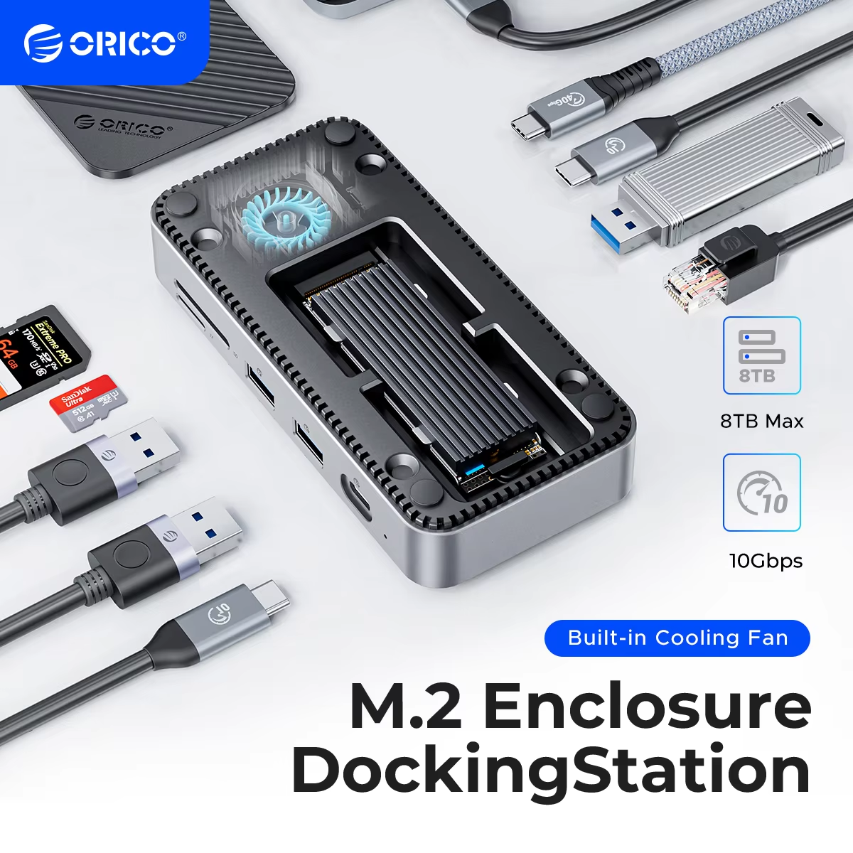 ORICO USB C Display Hub 10Gbps - Esports Gaming Station recensione e prezzo