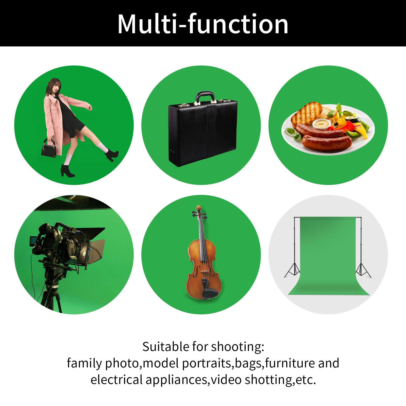 Selens Green Screen Backdrop C - Green Screen Collapsible recensione e prezzo
