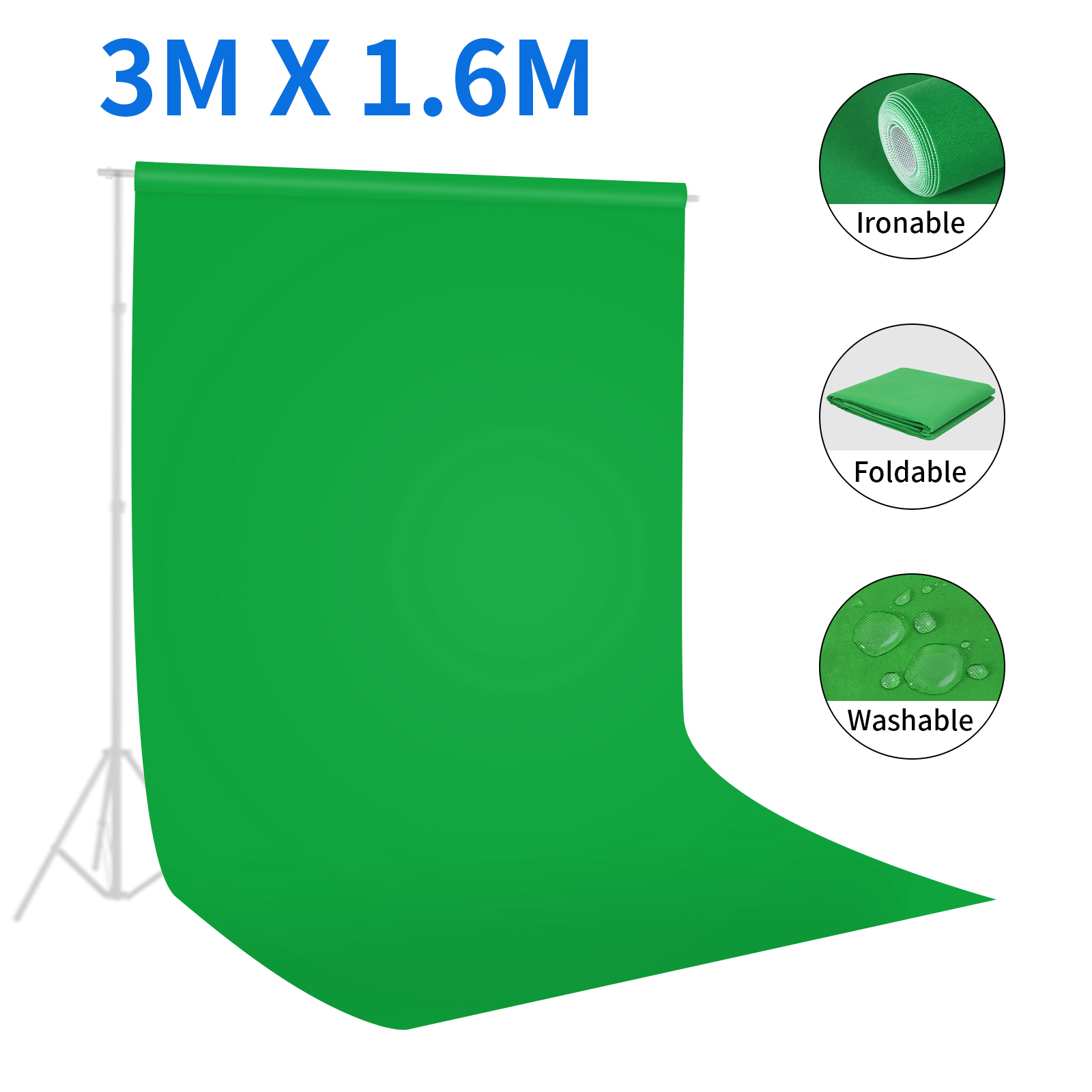 Selens Green Screen Backdrop C - Green Screen Collapsible recensione e prezzo