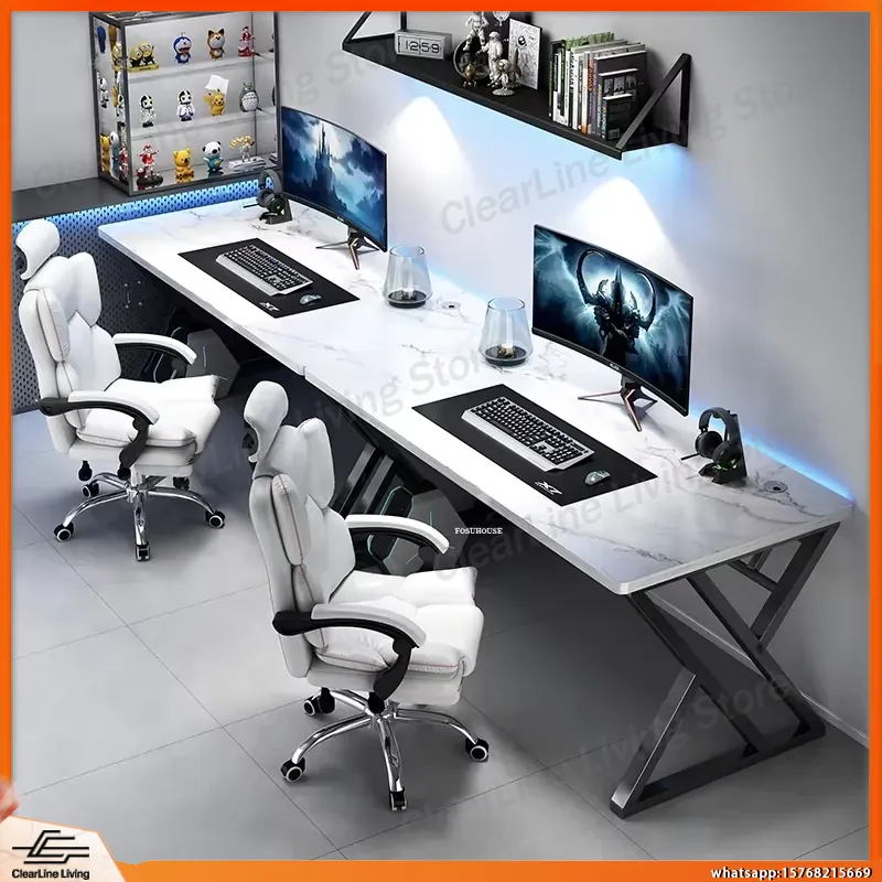 Double Computer Desk Long Gami - Esports Gaming School recensione e prezzo