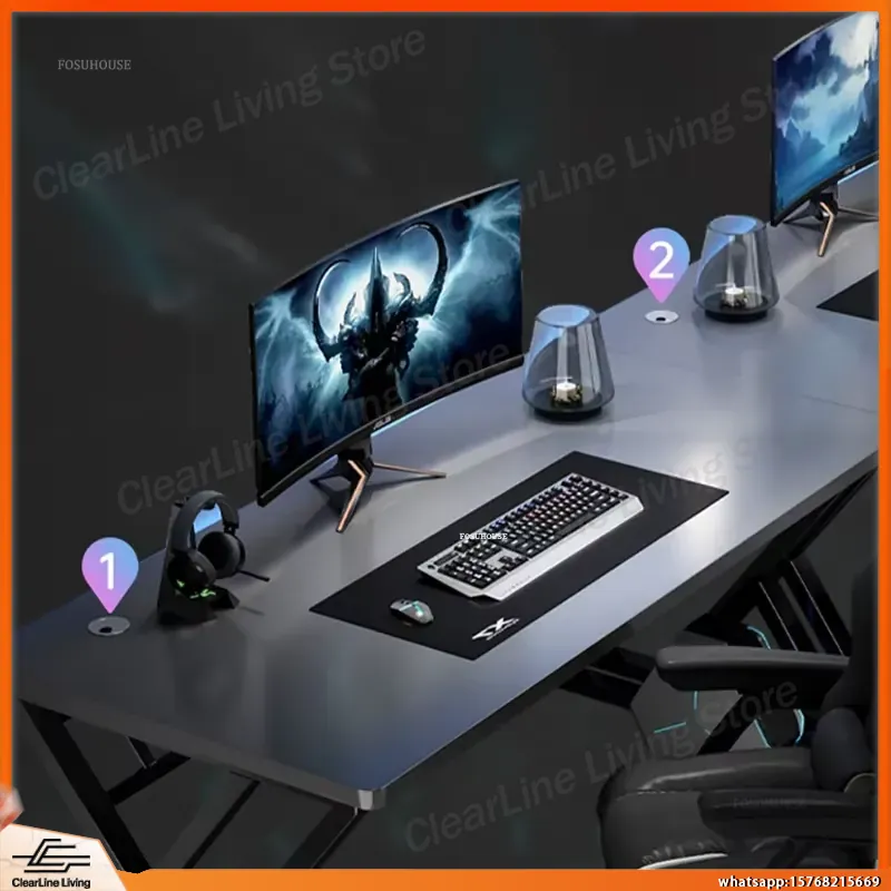 Double Computer Desk Long Gami - Esports Gaming School recensione e prezzo
