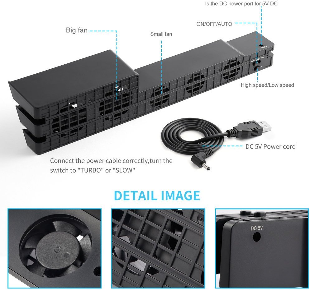 Cooling Cooler DC 5V For Sony  - Esports Gaming Station recensione e prezzo